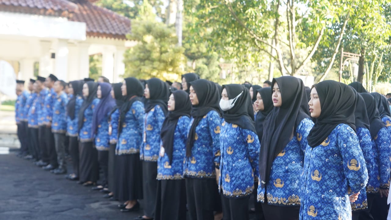 Upacara Hari Kesadaran Nasional Di lingkungan Sekretariat Daerah Kabupaten Cianjur